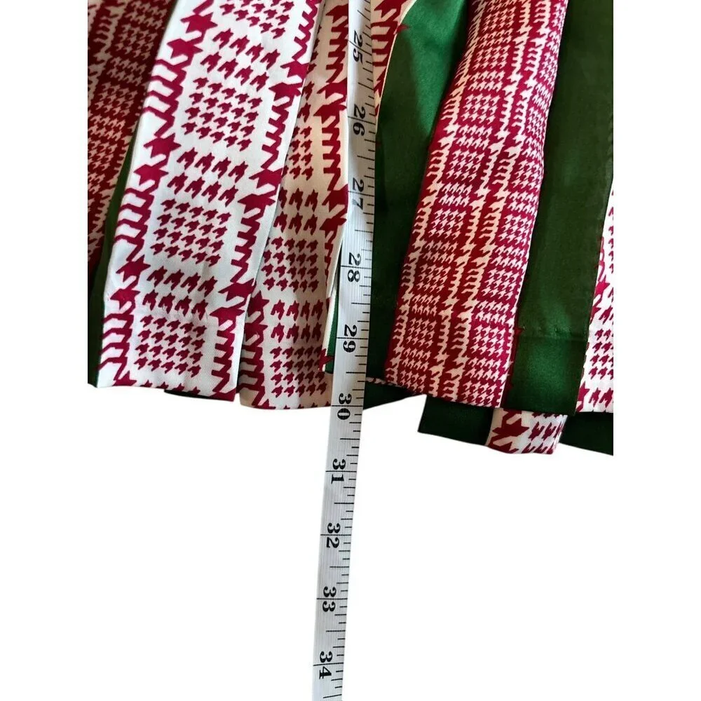 Lularoe Jill Women's Casual Red, White & Green Casual Soft Skirt - Picture 4 of 4